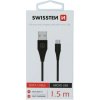 Swissten 71504301 USB/Micro USB, 1,5m, černý