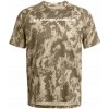 Under Armour Pánske tričko UA TECH ABC CAMO SS Hnedé