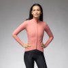 ALÉ Cyklistický dres s dlhým rukávom zimný - R-EV1 WARM RACE 2.0 LADY - ružová 2XL