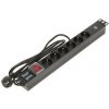 DELTA PD-6/R-USB 6 zásuvková napájacia lišta