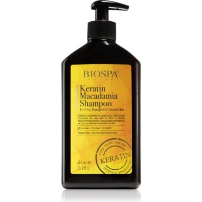 Sea of Spa Bio Spa Keratin Macadamia keratínový šampón pre farbené a poškodené vlasy 400 ml