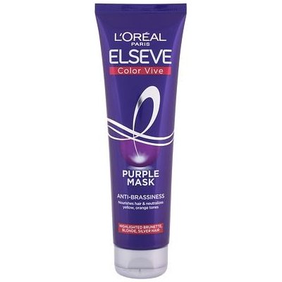 L'Oréal Paris Elseve Color-Vive Purple Mask neutralizační vlasová maska 150 ml pro ženy