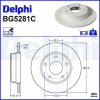 Brzdový kotúč DELPHI BG5281C