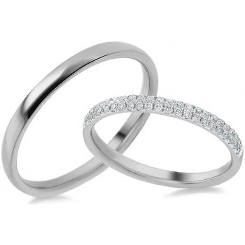 iZlato Forever Diamantové svadobné obrúčky 0,230 ct Yasmine diamonds 2,6 mm  IZOBBR019A od 1 838,4 € - Heureka.sk