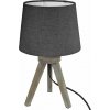 Atmosphera Stolní lampa MINI GRIS Stolní lampa, dřevěné nohy, 30 cm