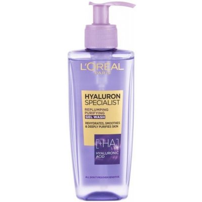 L&apos;Oréal Paris Hyaluron Specialist Replumping Purifying Gel Wash (W) 200ml, Čistiaci gél