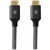 NEDIS PROFIGOLD Ultra High Speed HDMI kabel/ konektor HDMI - konektor HDMI/ 8K/ bavlna/ antracit/ BOX/ 3m CVTB35000GY30