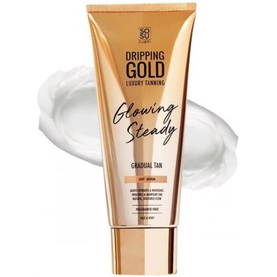 Dripping Gold Samoopaľovací krém Light/Medium Dripping Gold Glowing Steady (Gradual Tan) 200 ml