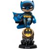 Figúrka Batman Mini Co. - Batman on Bat-Signal (Blue Variant) 15 cm