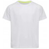 Active 140 Raglan - Crew neck Tričko detské STEDMAN, biela, XS