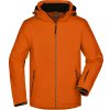 James & Nicholson Bunda JN 1054, 3-vrstvá, sportovní, softshellová, zimní, pánská COT02105410702-dark orange M Oranžová tmavá