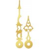 MPM-TIME Kovové hodinové ručičky 001378 (69 mm, 47 mm) - zlaté - E34.5068.001378