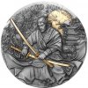 Strieborná minca 2 Oz Legendárni bojovníci - Miyamoto Musashi 62,2 g