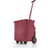 Nákupný košík na kolieskach Reisenthel Carrycruiser Twist maroon