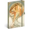 NOTIQUE Notes Alfons Mucha Poezie linkovaný 13 x 21 cm