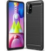 Puzdro Samsung Galaxy M51 Forcell karbónová textúra čierna farba