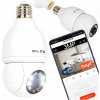 WIFI KAMERA VNÚTORNÁ OTOČNÁ ŽIAROVKA ZÁVIT E27 IP 3MP TUYA MONITORING