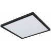 Globo 41563-18B LED stropné svietidlo Sapana 1x18W | 1500lm | 3000K | IP44 - switchdimmer, pamäťová funkcia, čierna, opál
