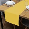Biante Dekoračný behúň na stôl Rongo RG-090 Svetlo žltý 20x140 cm