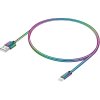 Yenkee YCU 651 USB / Lightning, 1m, nerezová ocel