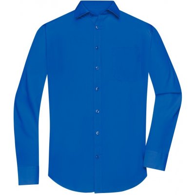 James & Nicholson Pánska košeľa s dlhým rukávom JN678 Kráľovská modrá