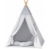 Tipi stan pre deti Priatelia 105x105x140 cm sivý