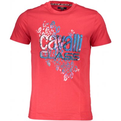 Cavalli Class pánske tričko krátky rukáv červené