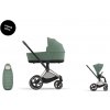 Cybex Platinum CYBEX Priam Set + Platinum Footmuff leaf green 2025 rose gold
