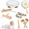 Edukčná sada hudobných nástrojov Baby Montessori Drevená hračka