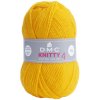 Priadza KNITTY 4 50g, sýto žltá - odtieň 978