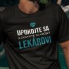 Tričko s potlačou LEKÁR Dámsky Čierna S