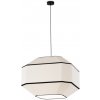 ACB C3917681BN Závesné svietidlo BAUHAUS LED E27, 15W, IP20, 60cm, biela/čierna