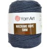 Špagát Macrame Rope 5 MM Modrá jeans 761