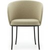 Normann Copenhagen Knit Armchair Sand piesková / čierna oceľ
