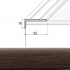EFFECTOR Schodová lišta A31 Wenge kongo 270 cm samolepiaca