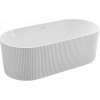 Aqualine TURIA STRIP voľne stojaca vaňa 170x80cm, biela E2780
