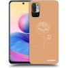 Picasee silikónový čierny obal pre Xiaomi Redmi Note 10 5G - Peonies