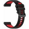 Silikónový remienok Ricardo 22mm (pro Garmin Forerunner 970 aj.), čierny V2, Quick Release