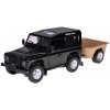 Auto na diaľkové ovládanie Rastar Land Rover Defender 1:14 so svetlami RC0712 Farba: čierna