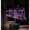 Beling 3D lampa, Parný rušeň Kč 4 Škoda, 16 barevná SXQ47