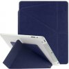 ENKAY puzdro s origami stojanom pre iPad 2 / 3 / 4 – tmavomodré - možnosť vrátiť tovar ZADARMO do 30tich dní