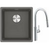 Súprava kuchynská batéria Franke Pescara L Slide-In 115.0538.940, granitový drez Franke Maris 125.0698.001