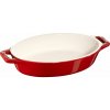 Keramická zapekacia misa Staub oválna 17 cm/0,4 l čerešňa, 40511-153