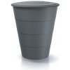 Prosperplast Sud na dažďovú vodu SMOOTH svetlo šedý 210l
