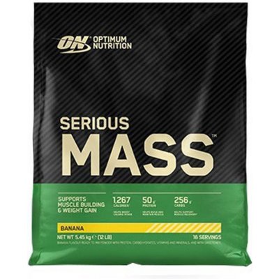 Optimum nutrition serious mass, banán - 5450 g