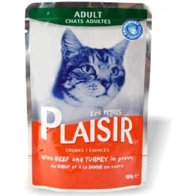 Plaisir Cat hovädzie & morčacie 100 g