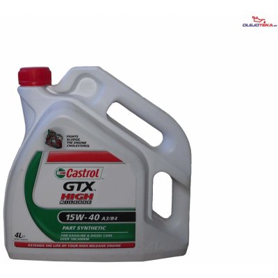 Castrol GTX High Mileage 15W-40 4 l