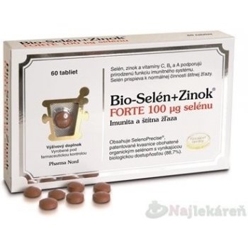 Pharma Nord Bioaktívny Selén+Zinok 60 tabliet