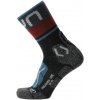 Dámske ponožky UYN TREKKING ONE MERINO - čierna / šedá / červená 37/38