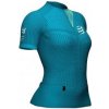 COMPRESSPORT TRAIL POSTURAL SS TOP W enamel/paradise green L triko